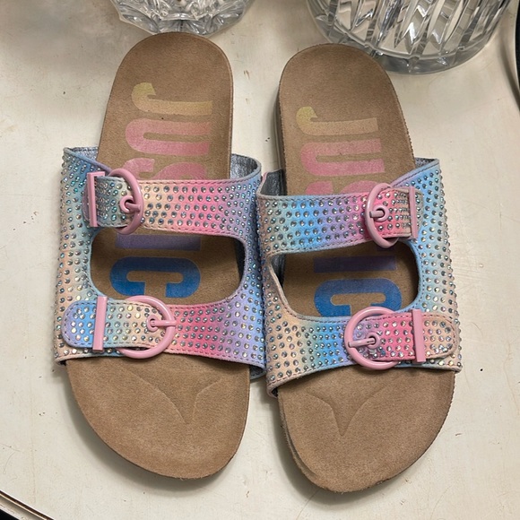 Justice Buckle Sandals - Picture 1 of 2